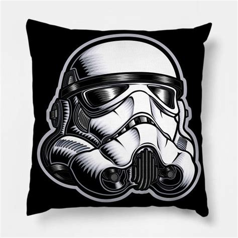 Trooper Stormtrooper Pillow Teepublic Trooper Pillows Throw