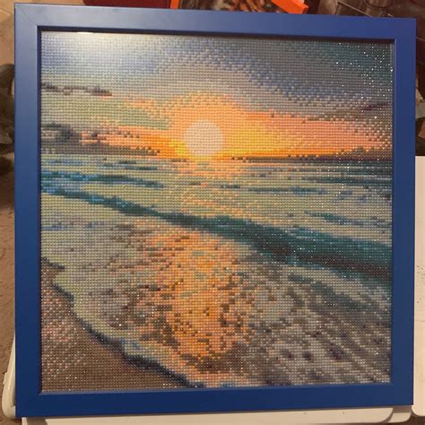 Completed And Framed Diamond Painting Etsy Uk