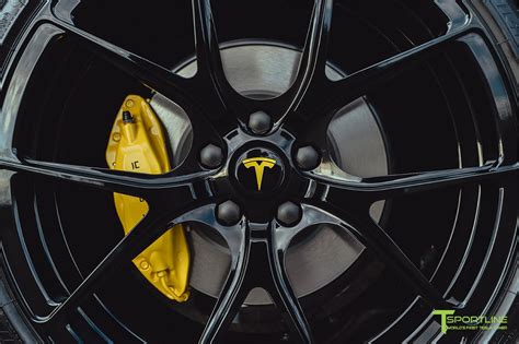 Tesla Model S Brake Caliper Color Change - T Sportline - Tesla Model S