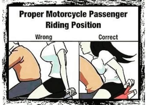 Proper Motorcycle Passenger Riding Position Honda Vtx Forum