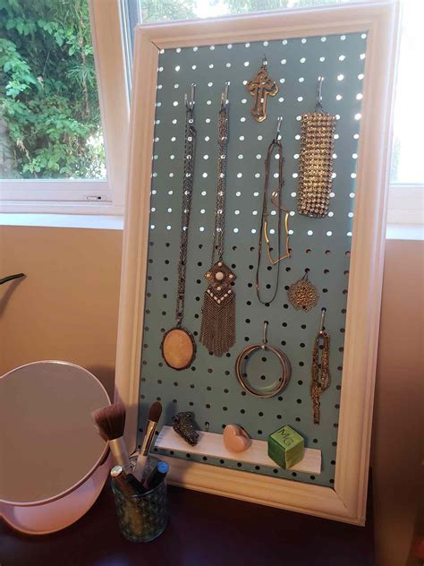 How To Make A Diy Pegboard Jewelry Organizer