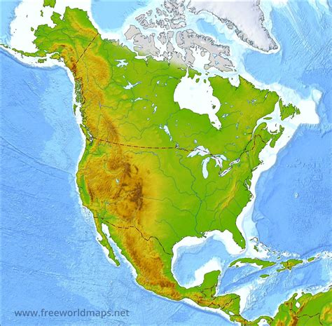 Download Free North America Maps