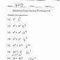 Exponent Review Worksheets