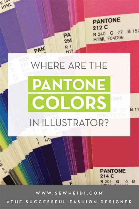 Adobe Illustrator Pantone Colors Color Wyvr Robtowner