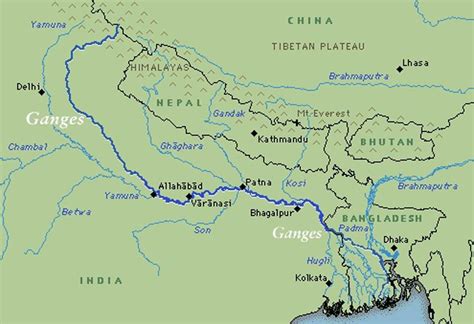 Surrounding mountain peaks and rivers around gangotri glacier. 1: The Ganges-Brahmaputra-Meghna (GBM) Basin | Download ...