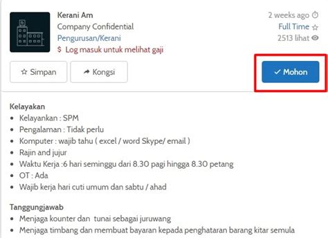 We did not find results for: Cara Memohon Kerja Kosong Melalui Maukerja.My (Cara Daftar ...