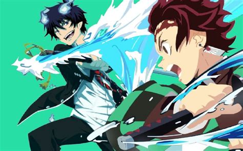 Blue Exorcist And Demon Slayer With Images Anime