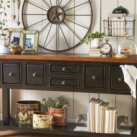 Consoles of this era show a same curled design in the. Trumann 67'' Solid Wood Console Table | Wood console table ...