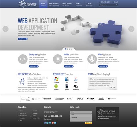 Wp Template For Web Company By Mcamire