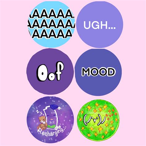 Mood Buttons · Nekkohime · Online Store Powered By Storenvy
