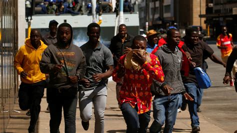 Zimbabwe Deploys Security Forces Over Banned Bulawayo March Business And Economy Al Jazeera