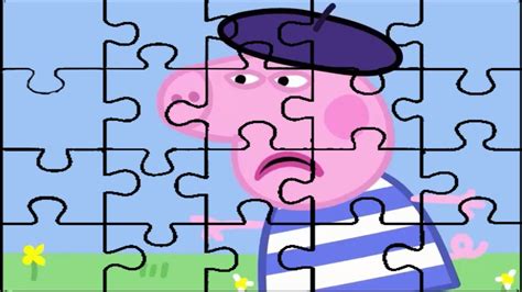Both peppa and george included. Peppa Pig Artist Jigsaw Fun Puzzle Games For Kids - YouTube
