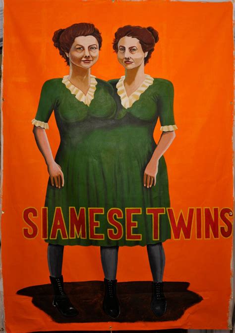 Siamese Twins Sideshow Banner Etsy Vintage Circus Posters Vintage Circus Human Oddities