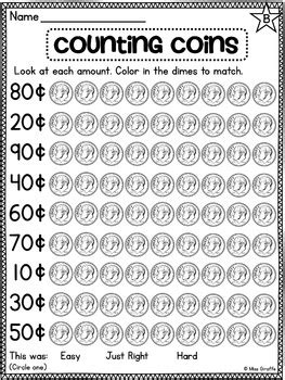 Money Worksheets Games & Activities HUGE Unit (Identifying & Counting