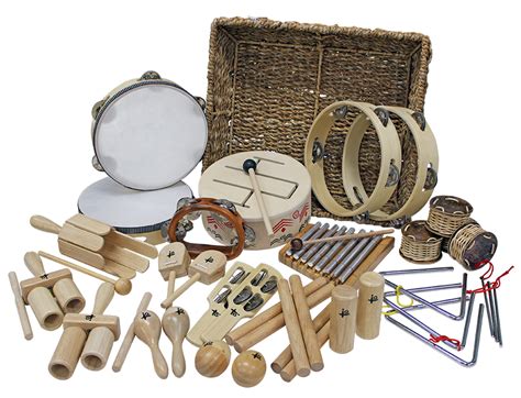 Large Natural Percussion Musical Instrument Set 30pcs