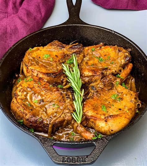 This baked pork chop recipe produces tender, juicy and flavorful pork chops! Keto Low-Carb Smothered Pork Chops is a quick and easy pan ...