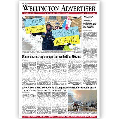March 3rd 2022 Wellington Advertiser
