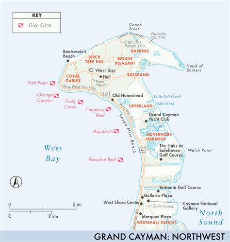 Map Of Grand Cayman Grand Cayman Fodors Travel Guides