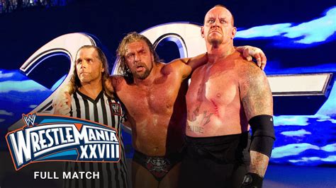 Full Match Undertaker Vs Triple H Hell In A Cell Match