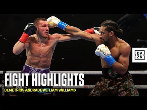 And my hat goes off to liam. HIGHLIGHTS | Demetrius Andrade vs. Liam Williams - YouTube