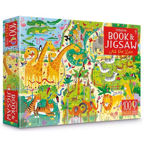 At The Zoo Puzzle Book And Jigsaw For Kids Ebay