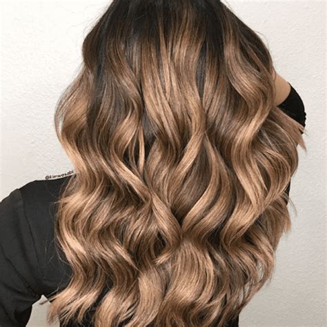 Messy wavy hair with caramel highlights. 17 Photos of Dark Brown Hair With Highlights