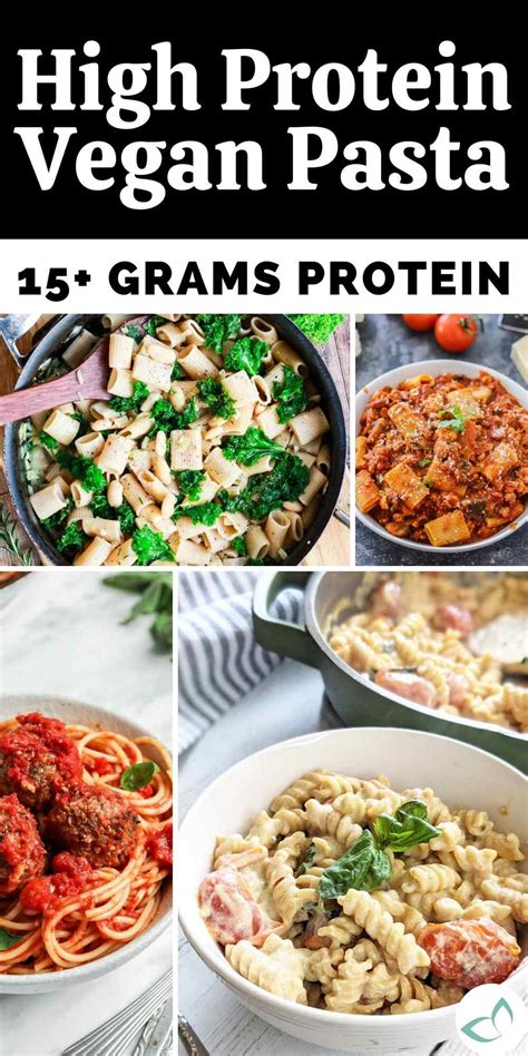 High Protein Vegan Pasta Recipes Health My Lifestyle