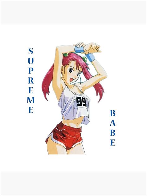 Anime Girl Supreme Babe Clock By Wpersonw1 Redbubble
