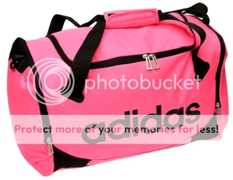 Adidas Ladies Pink Team Grip Bag Gym Sports Training Travel Weekend Bag