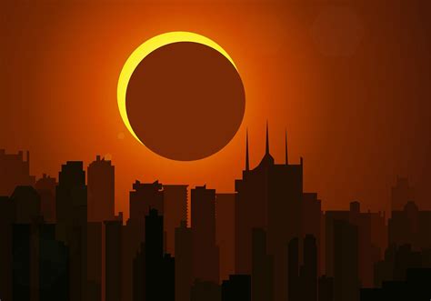 Solar Eclipse Free Vector 172266 Vector Art At Vecteezy