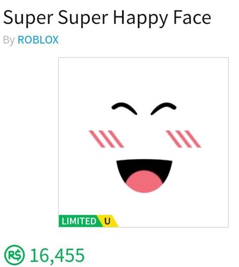 Catalogsuper Super Happy Face Roblox Wikia Fandom In