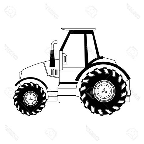 Farm Tractor Drawing Free Download On Clipartmag