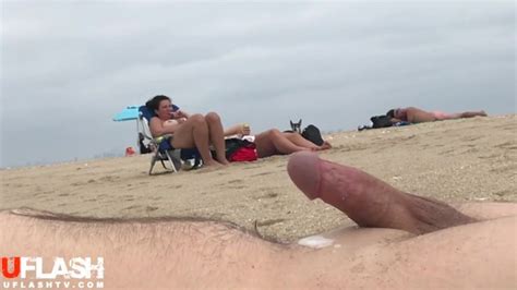 Beach Dickflash 17 With Cumshot And Mlifs Reaction