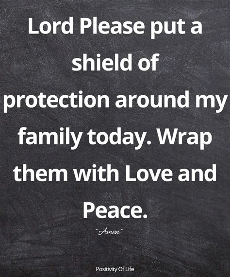 Lord Please Put A Shield Of Protection Bible Quotes Prayer