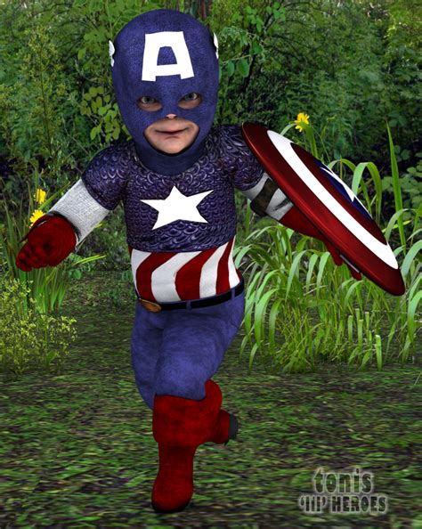 Lil Captain America By Tonydumont On Deviantart