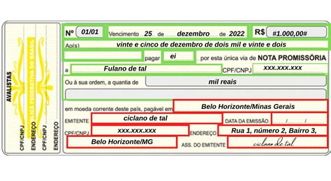Nota Promissoria Da Cadeia