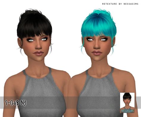 Sims 4 Hairs Nessa Sims Leahliliths Blossom Night And