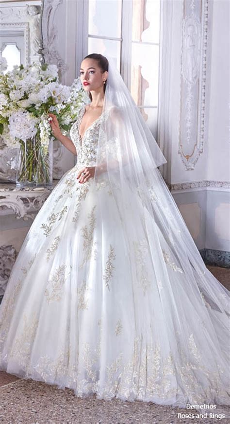 Platinum By Demetrios Wedding Dresses Roses And Rings