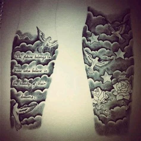 Maybe you would like to learn more about one of these? Cloud Drawing Tattoo at PaintingValley.com | Explore ...