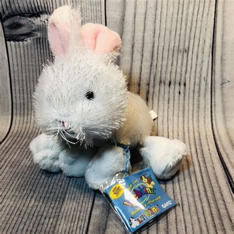 new webkinz lil kinz rabbit hs078 with sealed unused codes bunny easter nwt ebay