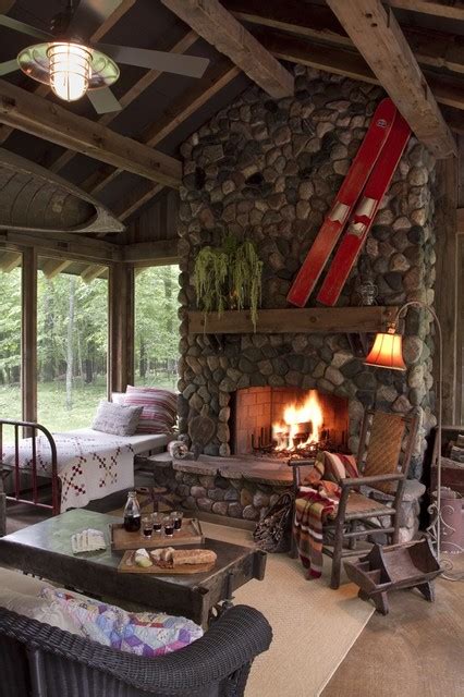 The emerald paint continues across the walls and climbs the ceiling to create a striking, monochrome design that exudes luxury, drama and intrigue. 20 Amazing Fireplace Design Ideas for Cozy Rustic ...