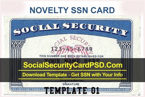 Social security replacement cards are free, but you may need to include official documents with your application. Social Security Card PSD Template Collection 2020 | Social security card, Cards, Report card ...