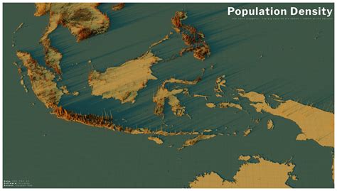 population density in southeast asia r mapporn
