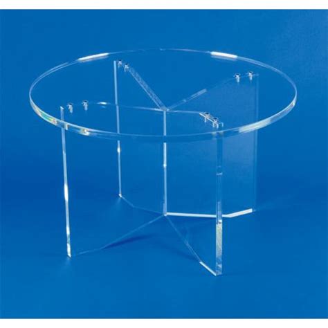 Caractéristiques des tables plexiglas ovales caractéristiques des chaises plexiglas : Table ronde plexiglas