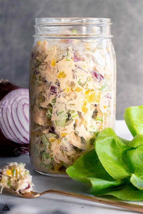 2 ounces cream cheese (or low fat. BEST Canned Chicken Salad Recipe, With Dill Pickles + Red ...