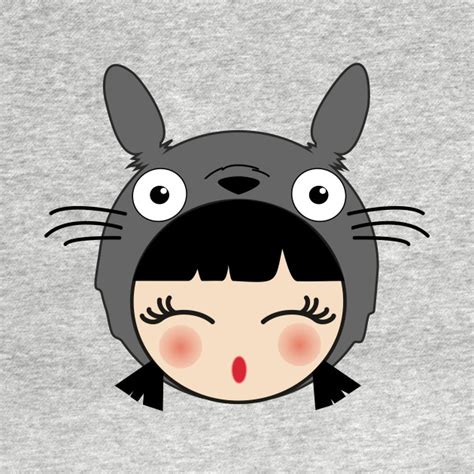 Totoro Girl Totoro T Shirt Teepublic