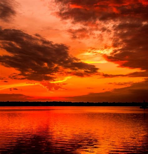 Orange Sunset Free Stock Photo - Public Domain Pictures