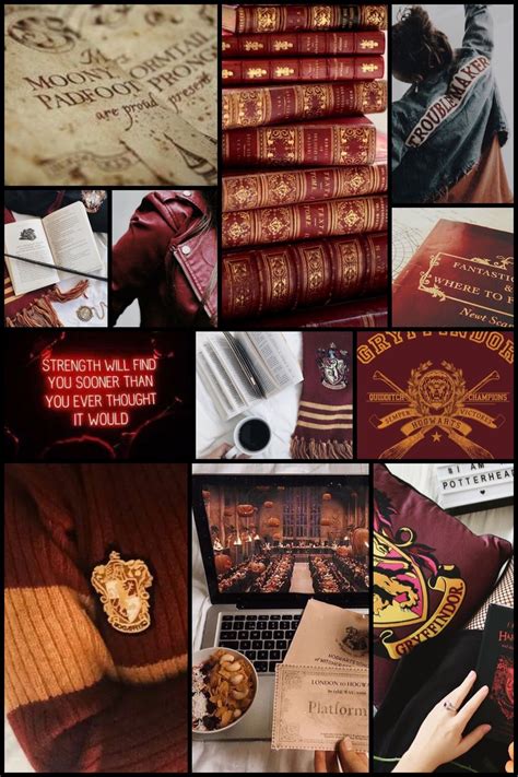 Gryffindor Aesthetic Gryffindor Aesthetic Griffindor Harry Potter