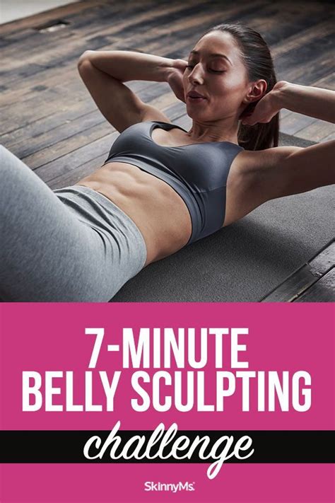 7 Minute Belly Sculpting Challenge Flat Belly Workout 30 Day Ab
