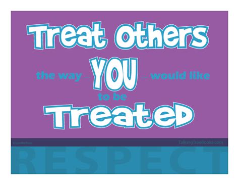 Poster Treat Others As You Want To Be Treated